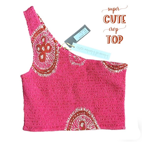 💕House of Harlow One Shoulder Crop Top💕 - Picture 2 of 7